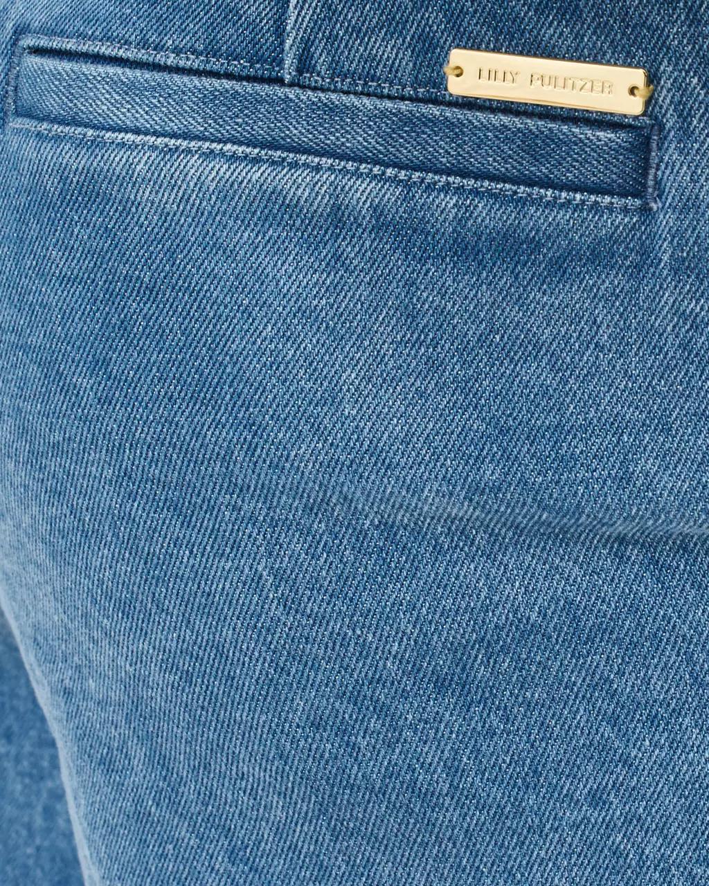 Lilly Pulitzer - 4" Sarissa Stretch Denim Short - Sympeony Wash