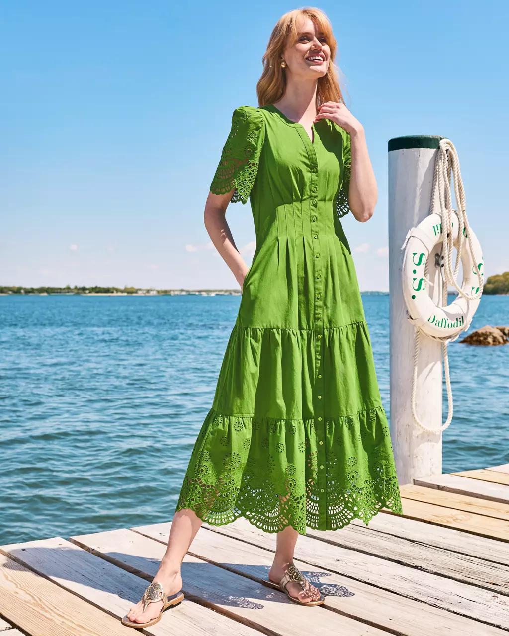 Lilly Pulitzer - Wayland Midi Dress - Oregano