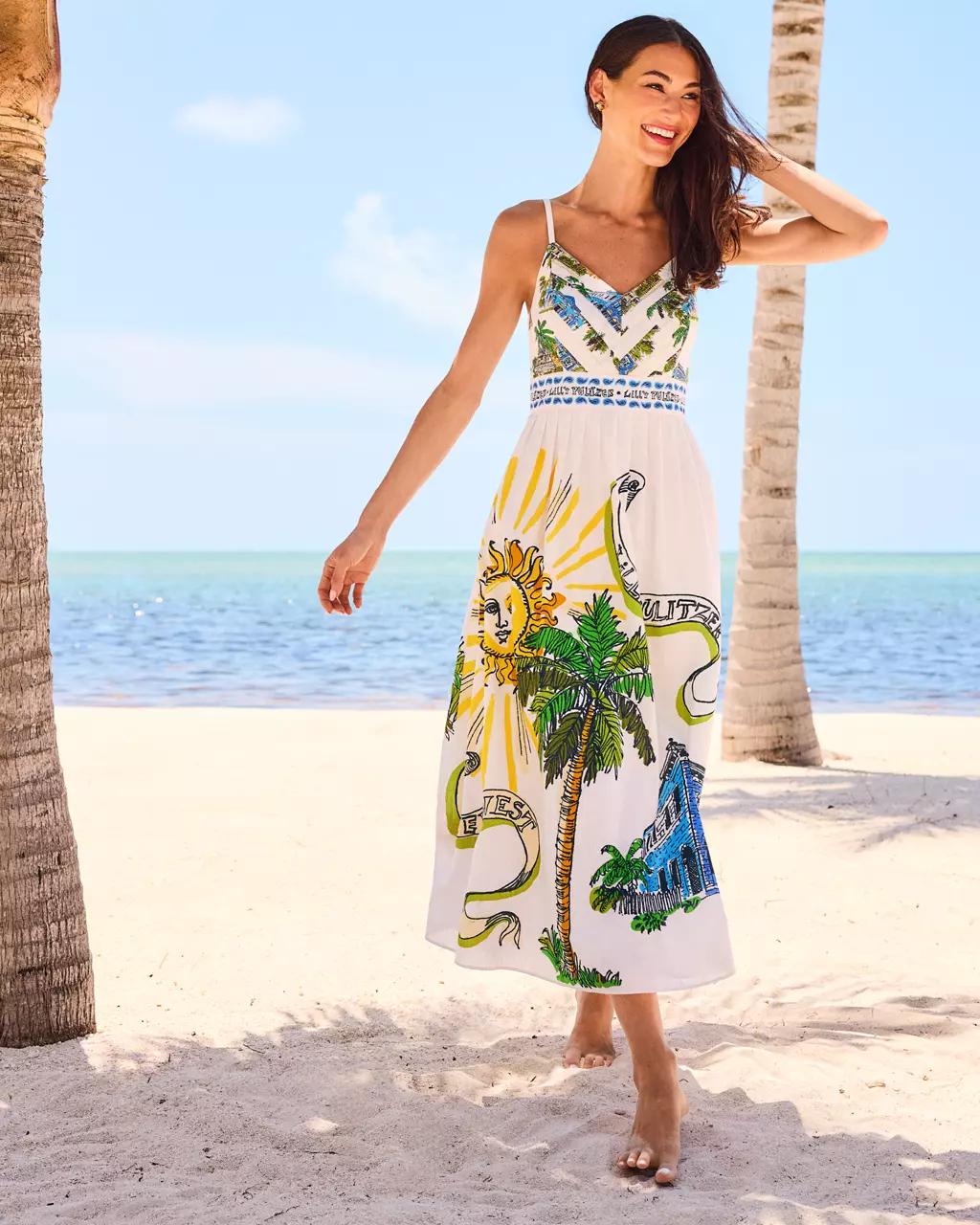 Lilly Pulitzer - Wendley Midi Dress - Coconut