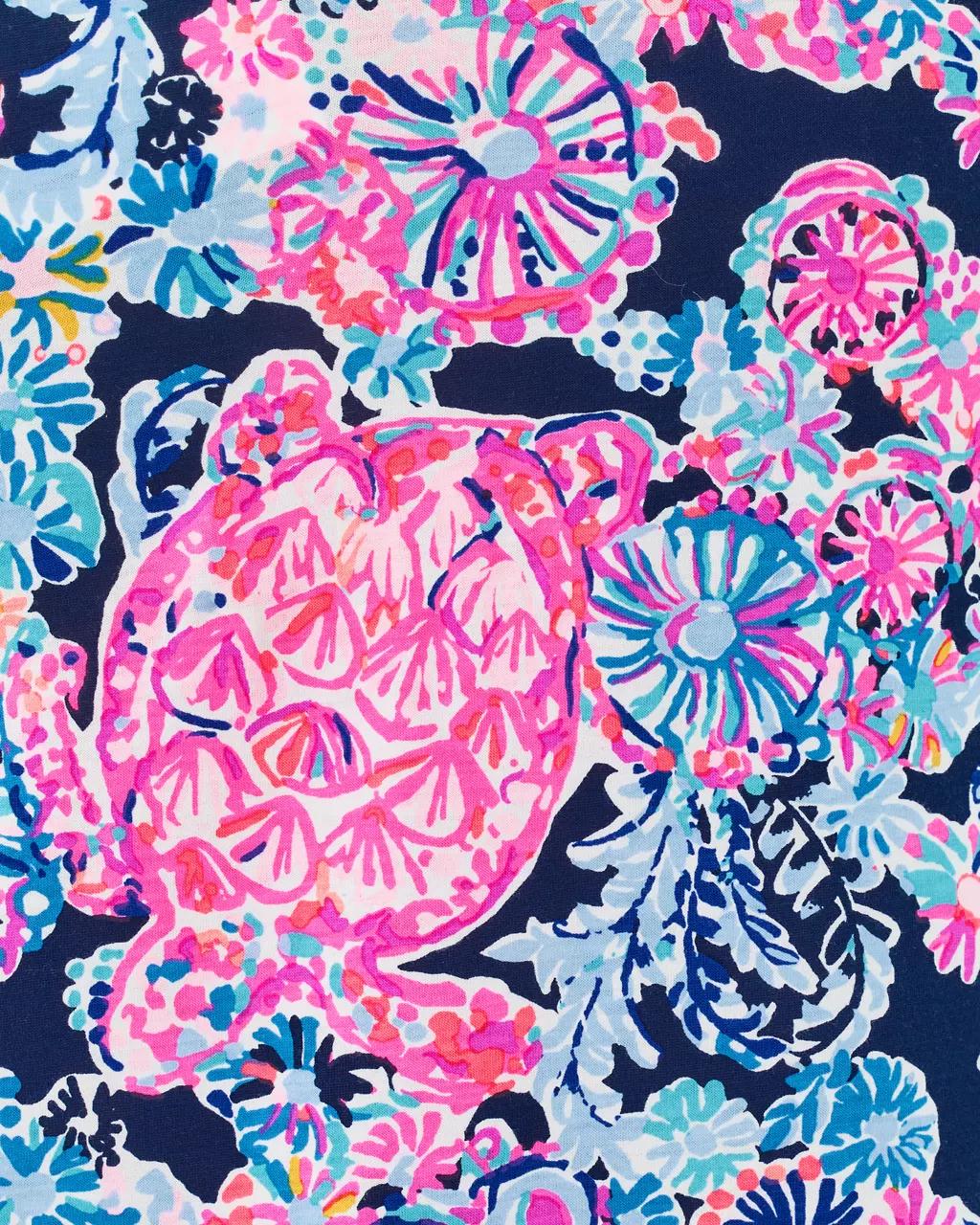 Lilly Pulitzer - Cody Short Sleeve Dress - High Tide Navy