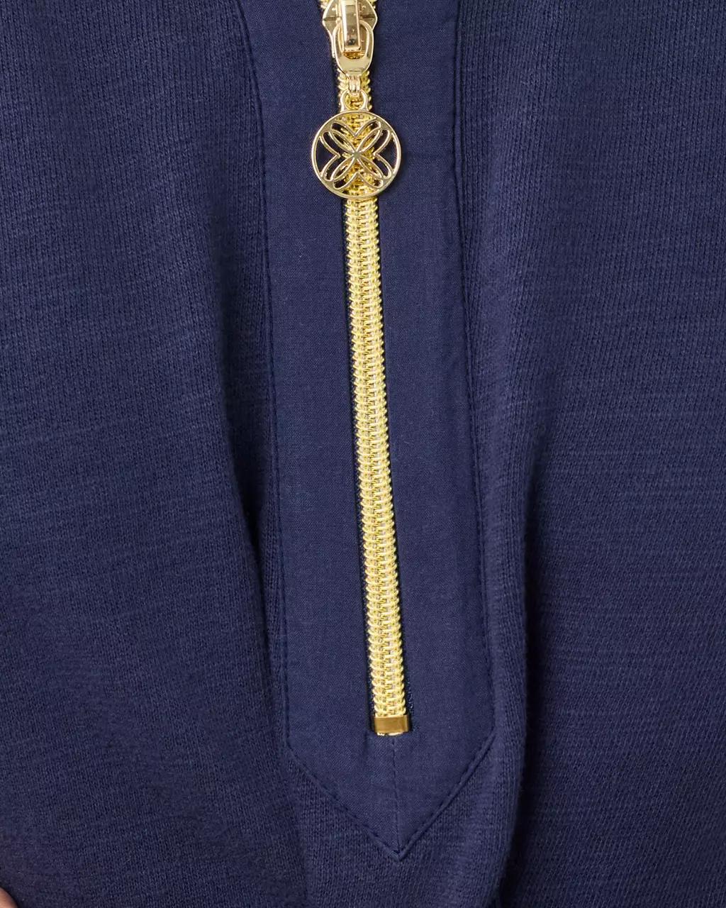 Lilly Pulitzer - Ashlee Half-Zip Pullover - True Navy