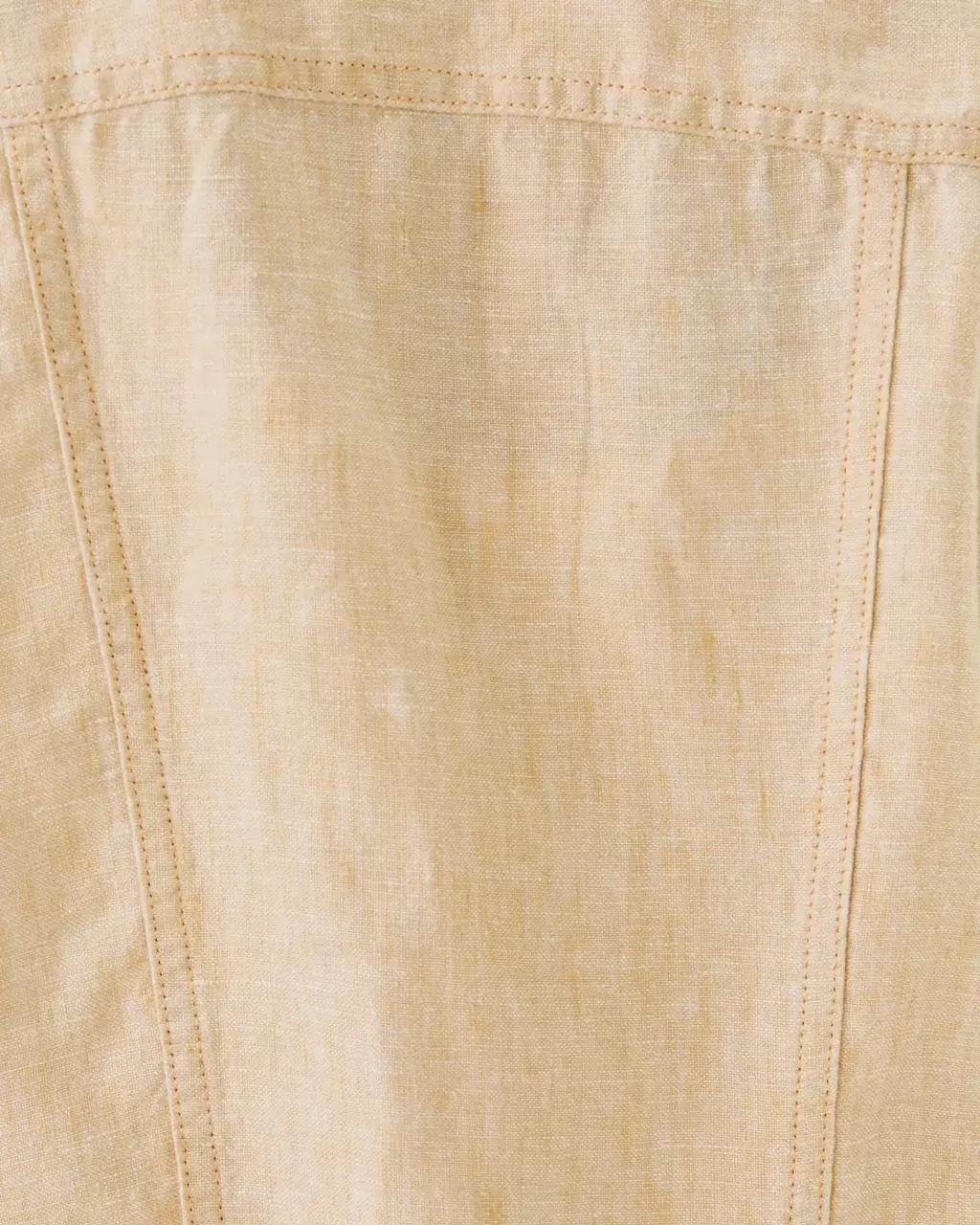 Lilly Pulitzer - Seaspray Linen Jacket - Wicker Tan X Resort White