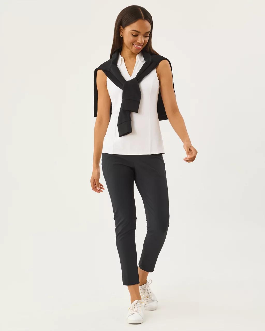 Lilly Pulitzer - UPF 50+ Luxletic Martina Polo - Resort White