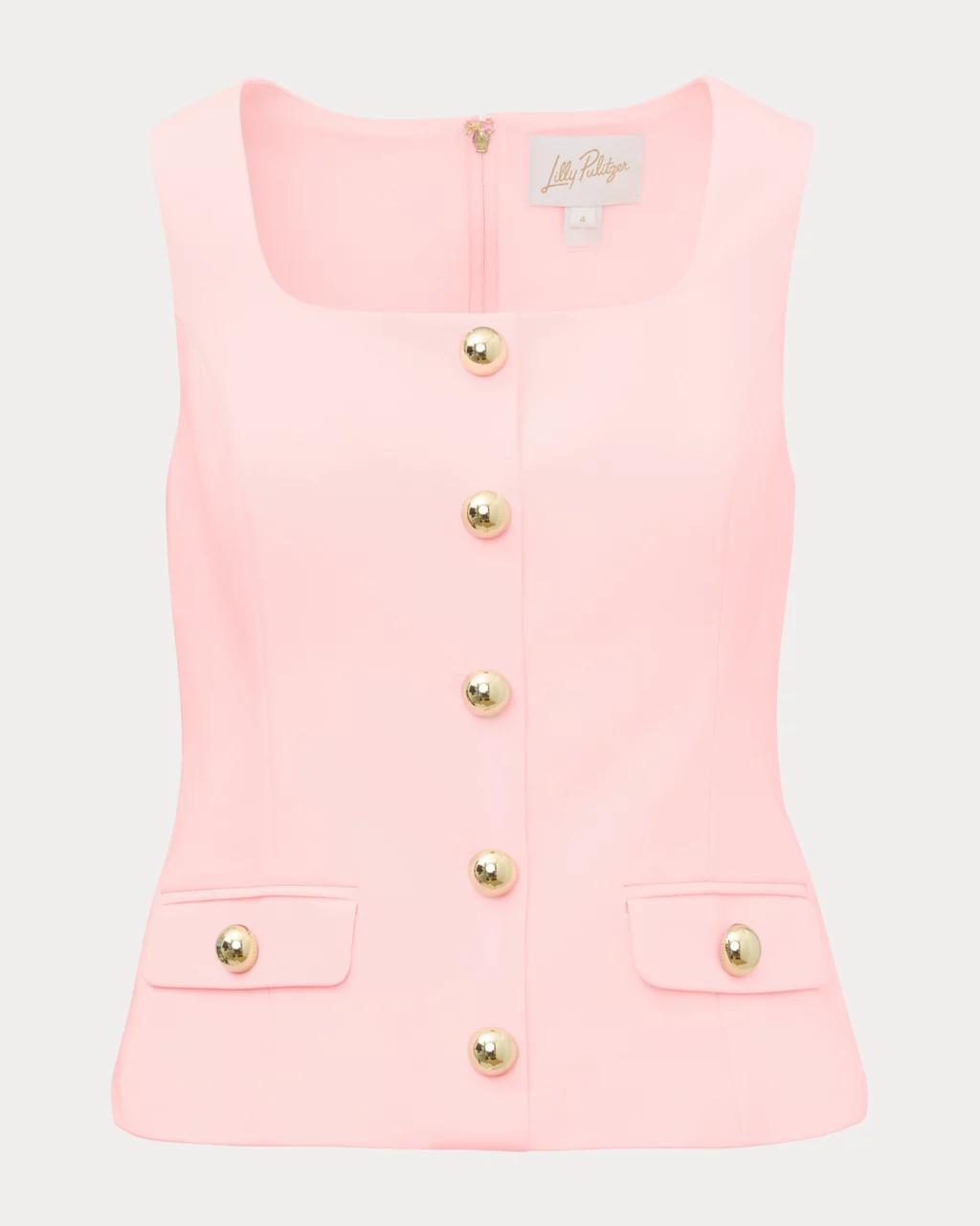 Lilly Pulitzer - Moira Sleeveless Top - Pink Muse