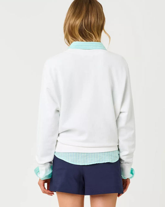 Lilly Pulitzer - Ballad Cotton Sweatshirt - Resort White