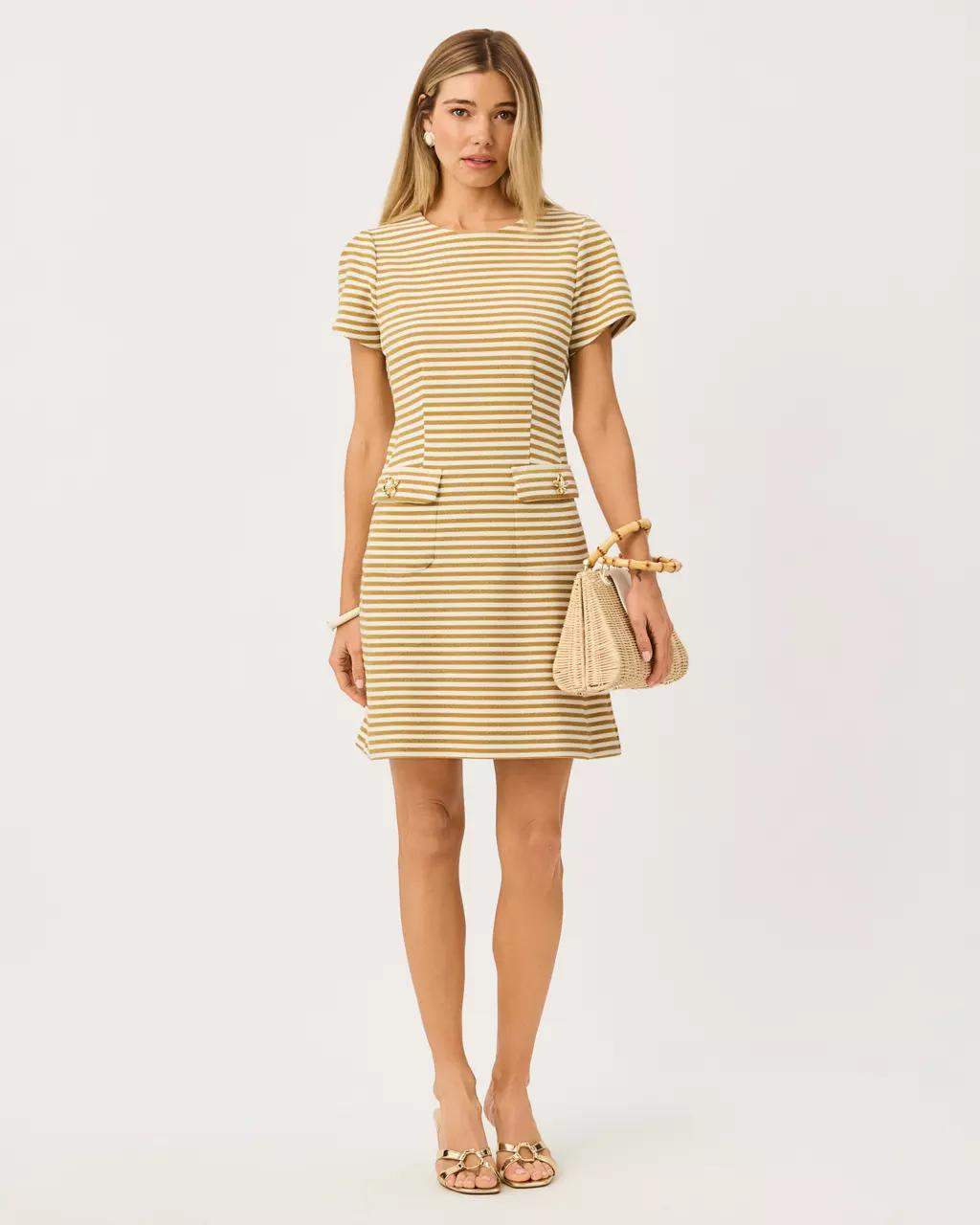 Lilly Pulitzer - Fallon Dress - Gold Metallic