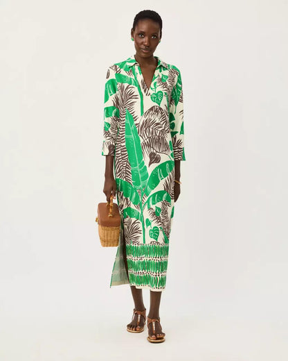 Lilly Pulitzer - UPF 50+ Mandi Midi Dress - Vanilla Spice