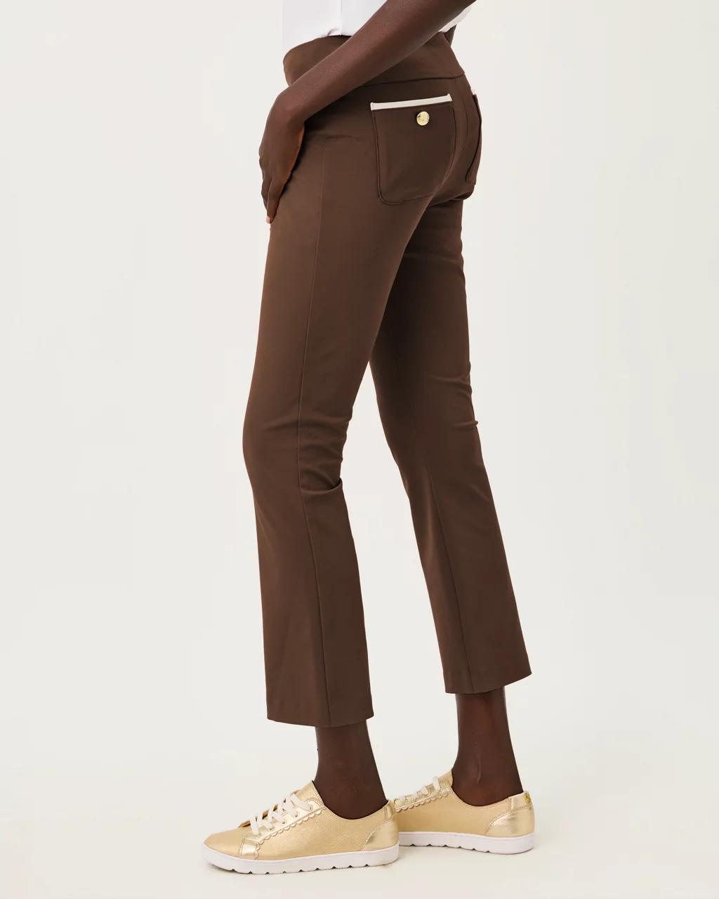 Lilly Pulitzer - UPF 50+ Luxletic 28" Corso Kick Flare Pant - Coco Beach