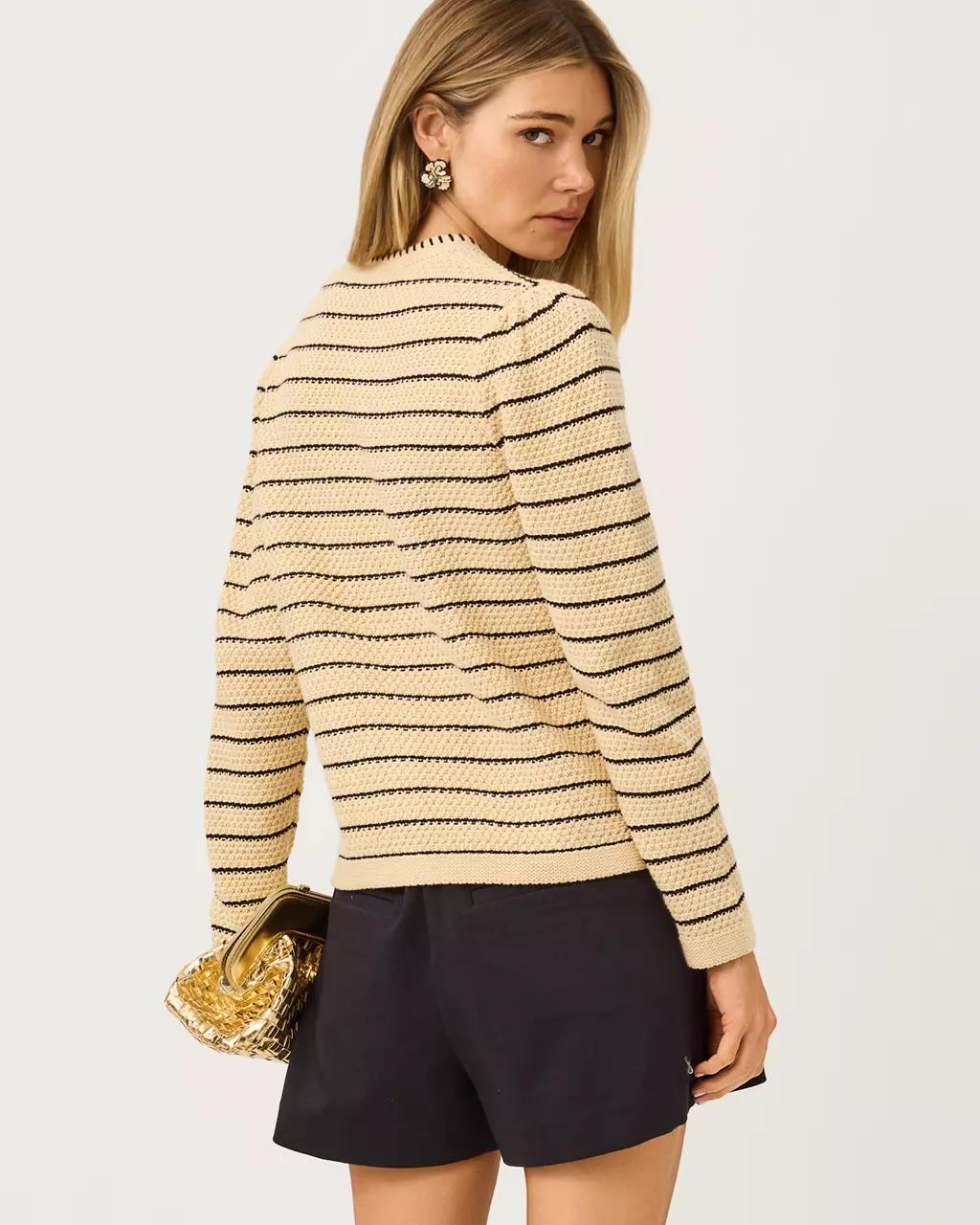 Lilly Pulitzer - Maysen Cardigan - Heathered Wicker Tan
