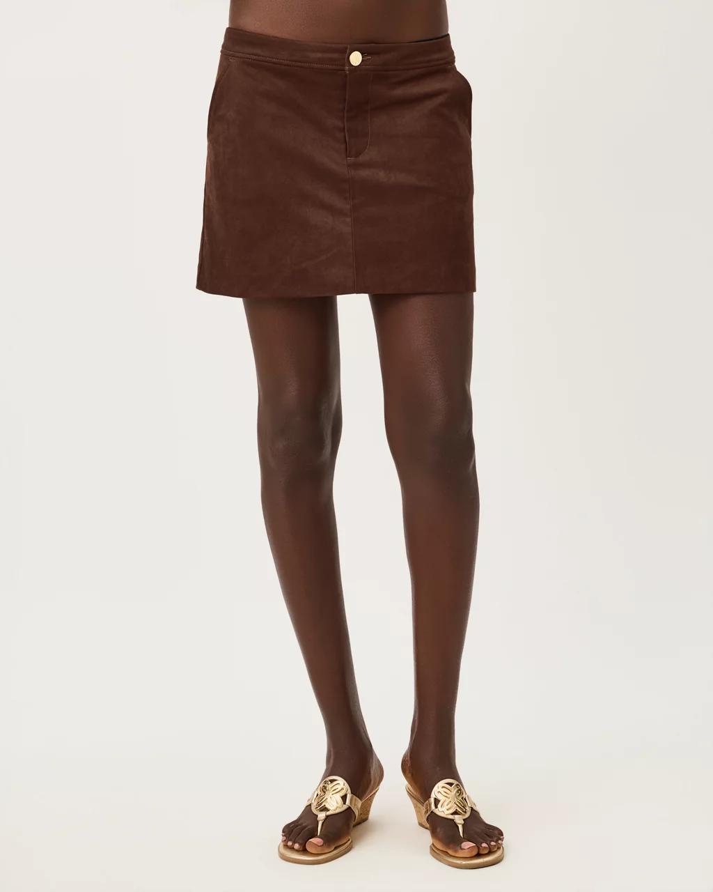 Lilly Pulitzer - Colette Knit Microsuede Mini Skort - Coco Beach