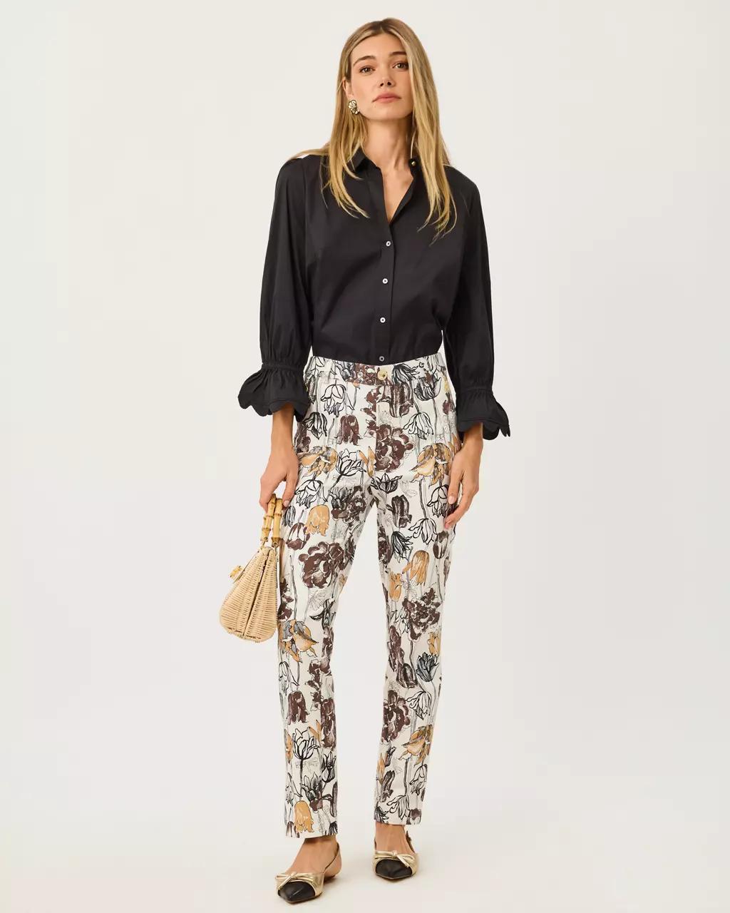 Lilly Pulitzer - 29" Ana High Rise Pant - Coconut