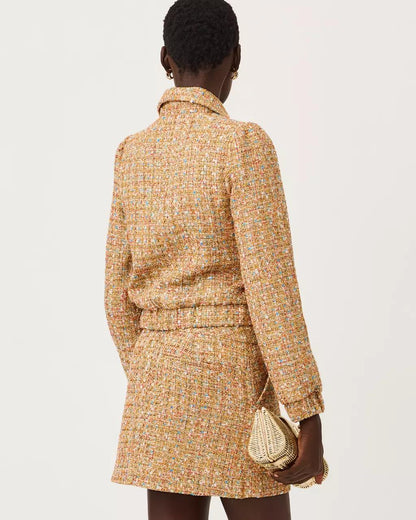 Lilly Pulitzer - Gwynnie Boucle Jacket - Iced Latte