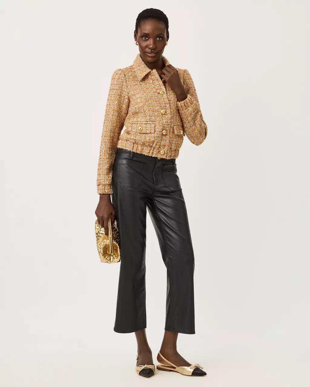 Lilly Pulitzer - Gwynnie Boucle Jacket - Iced Latte
