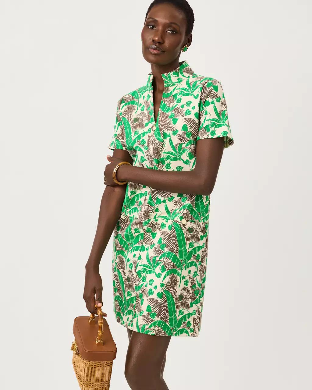 Lilly Pulitzer - Short Sleeve Rosee Dress - Vanilla Spice