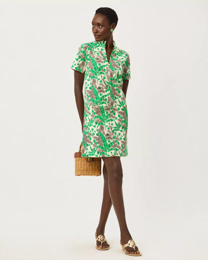Lilly Pulitzer - Short Sleeve Rosee Dress - Vanilla Spice