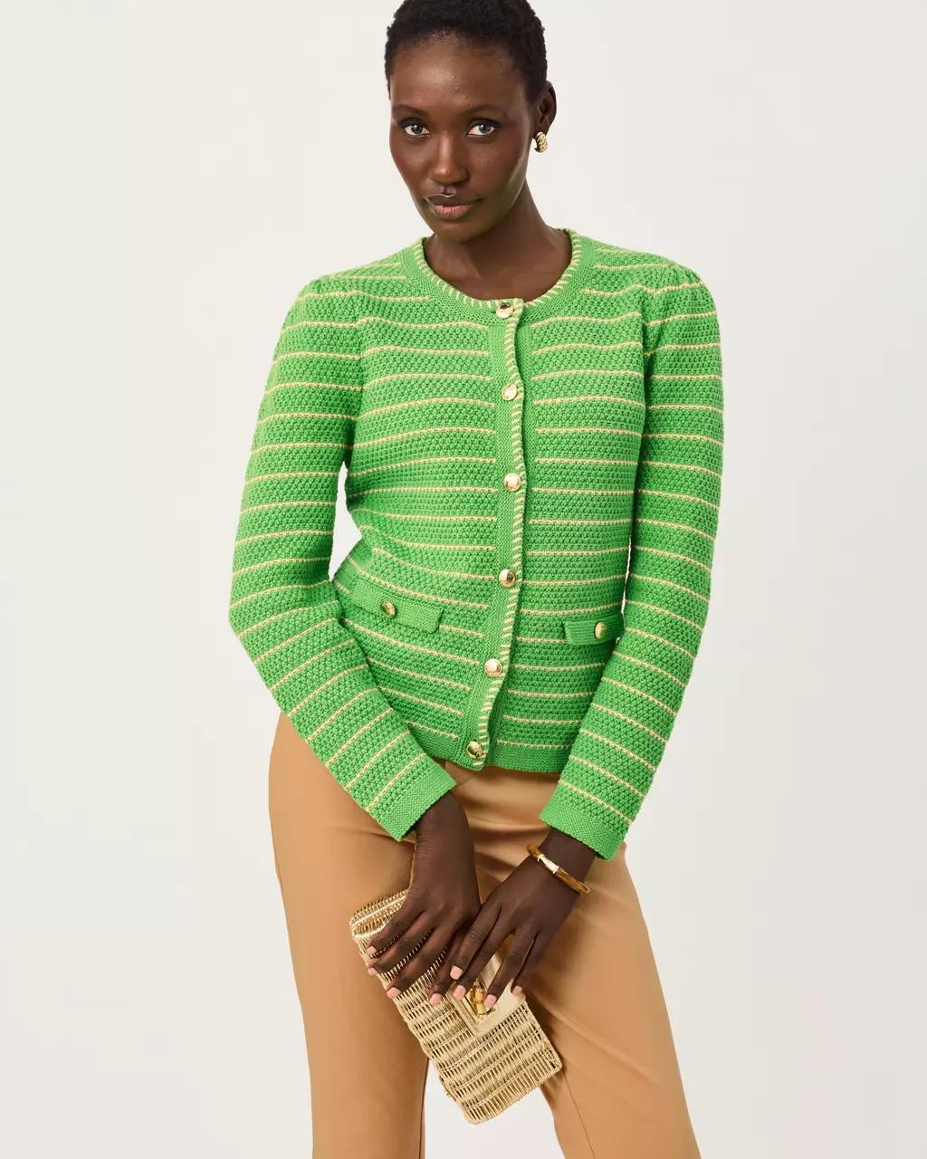 Lilly Pulitzer - Maysen Cardigan - Chateau Green