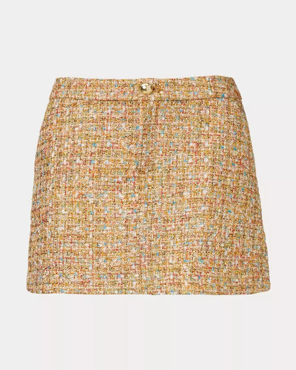 Lilly Pulitzer - Colette Boucle Mini Skort - Iced Latte