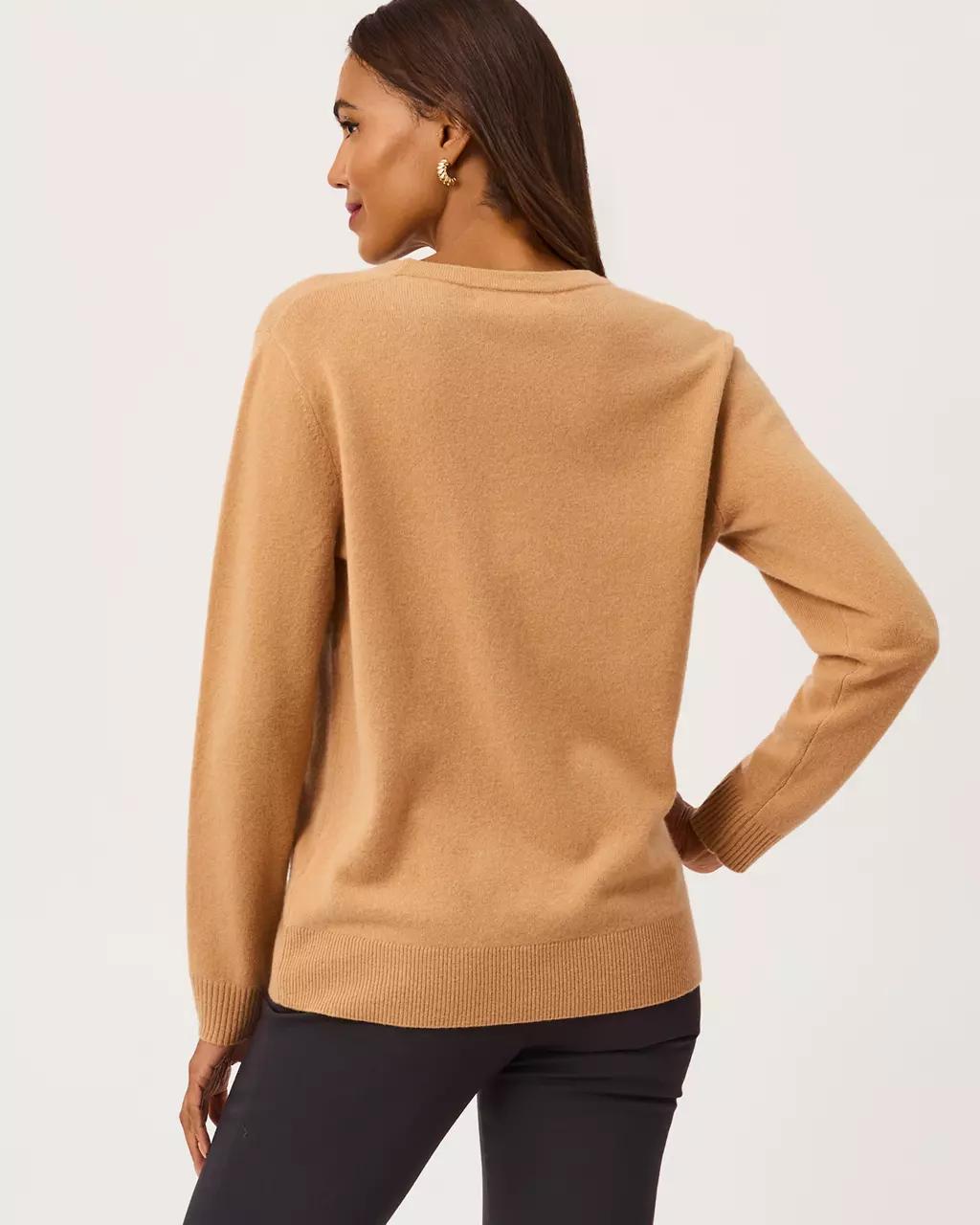 Lilly Pulitzer - Tippery Longer Length Cashmere Cardigan - Heathered Iced Latte