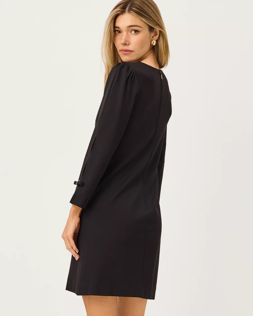 Lilly Pulitzer - Leyland 3/4 Sleeve Shift Dress - Noir
