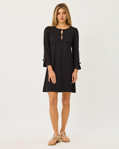 Lilly Pulitzer - Leyland 3/4 Sleeve Shift Dress - Noir