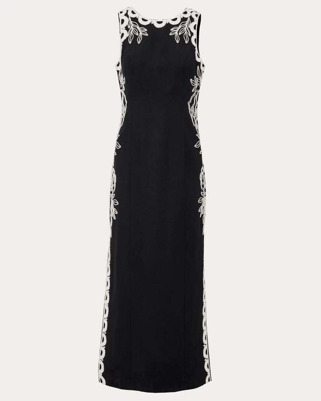 Lilly Pulitzer - Messina Maxi Shift Dress - Noir