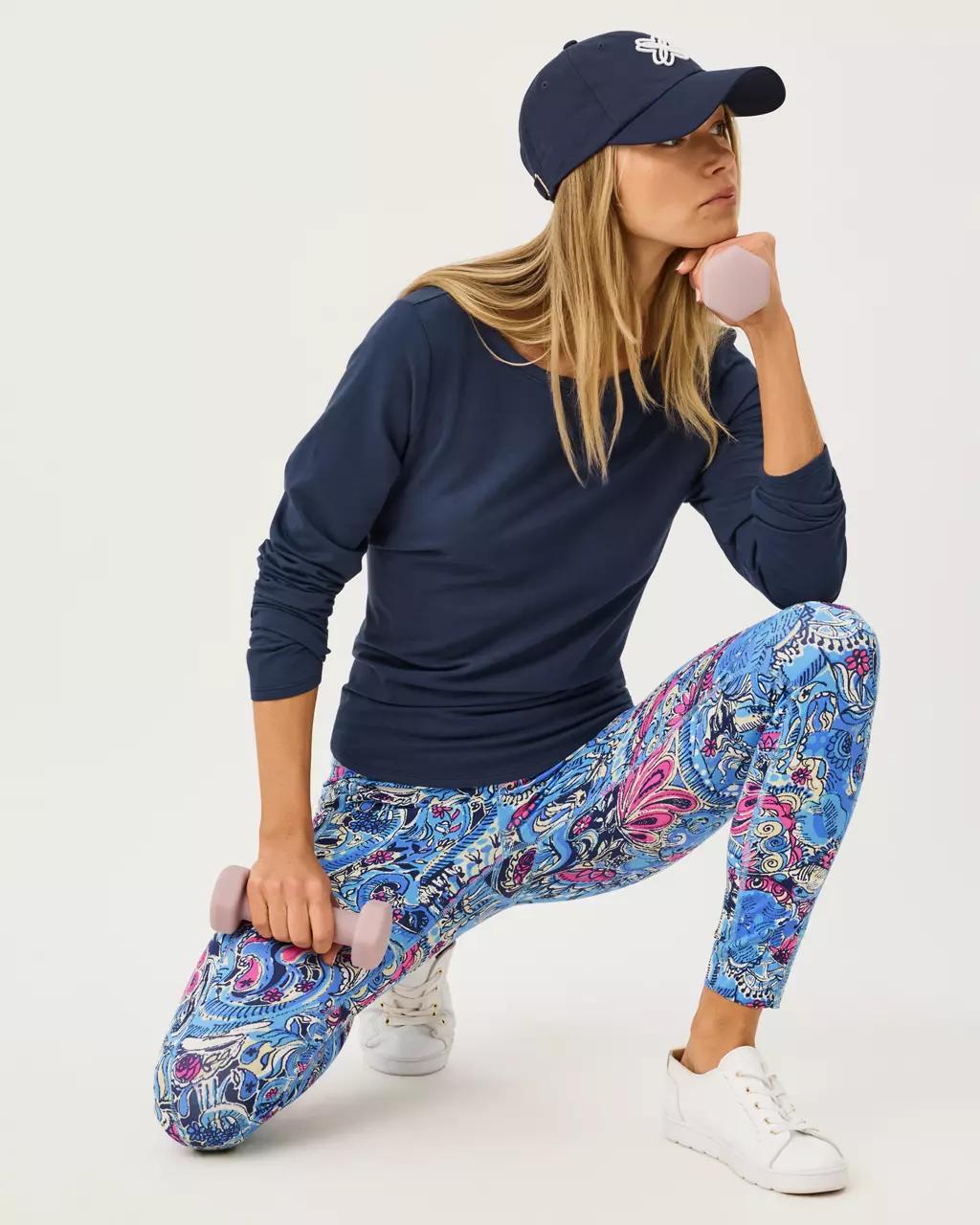 Lilly Pulitzer - UPF 50+ Luxletic 25" Endurance High Rise Midi Legging - Multi