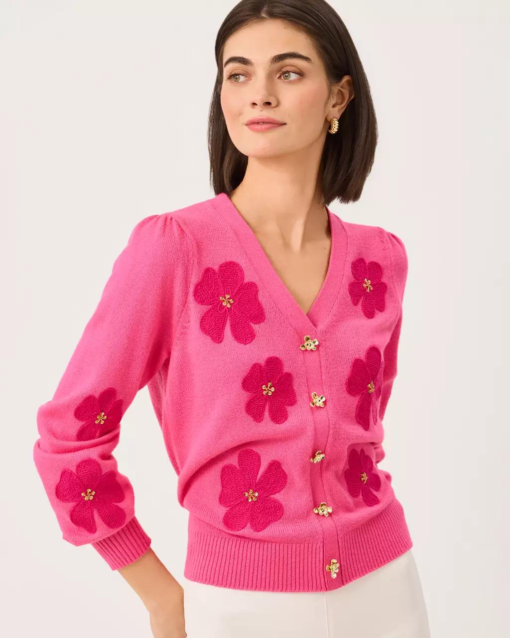Lilly Pulitzer - Millard Pullover Sweater - Pink Aster