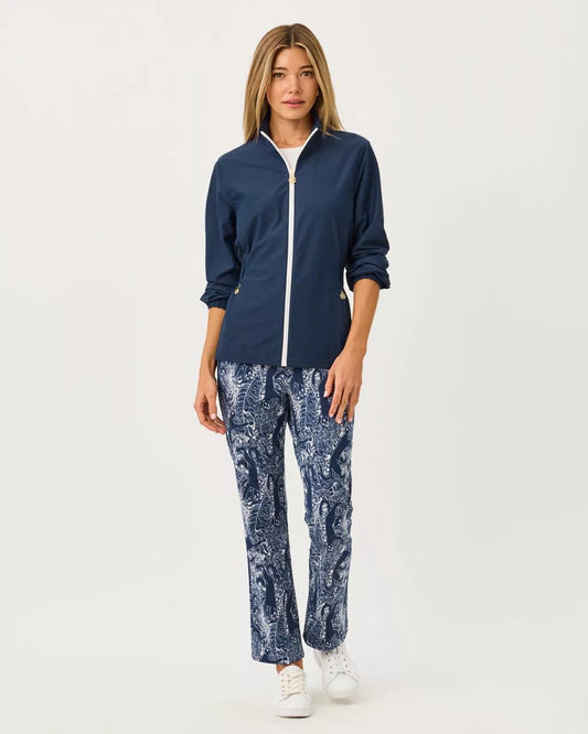 Lilly Pulitzer - UPF 50+ Luxletic 28" Corso Kick Flare Pant - Low Tide Navy