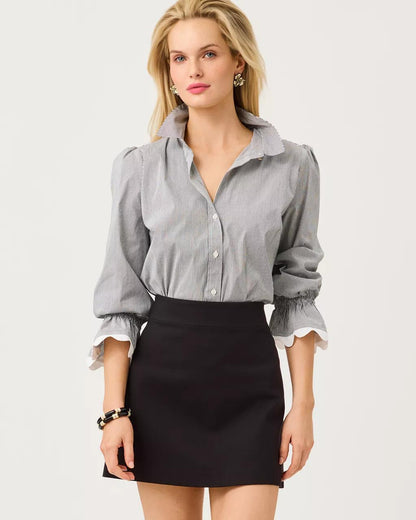 Lilly Pulitzer - Sarissa Mini Skirt - Noir
