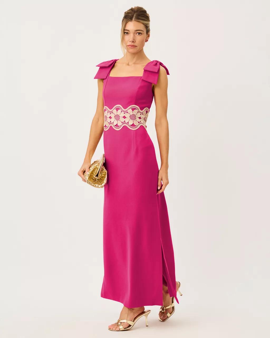 Lilly Pulitzer - Gracelin Maxi Dress - Berry Bouquet