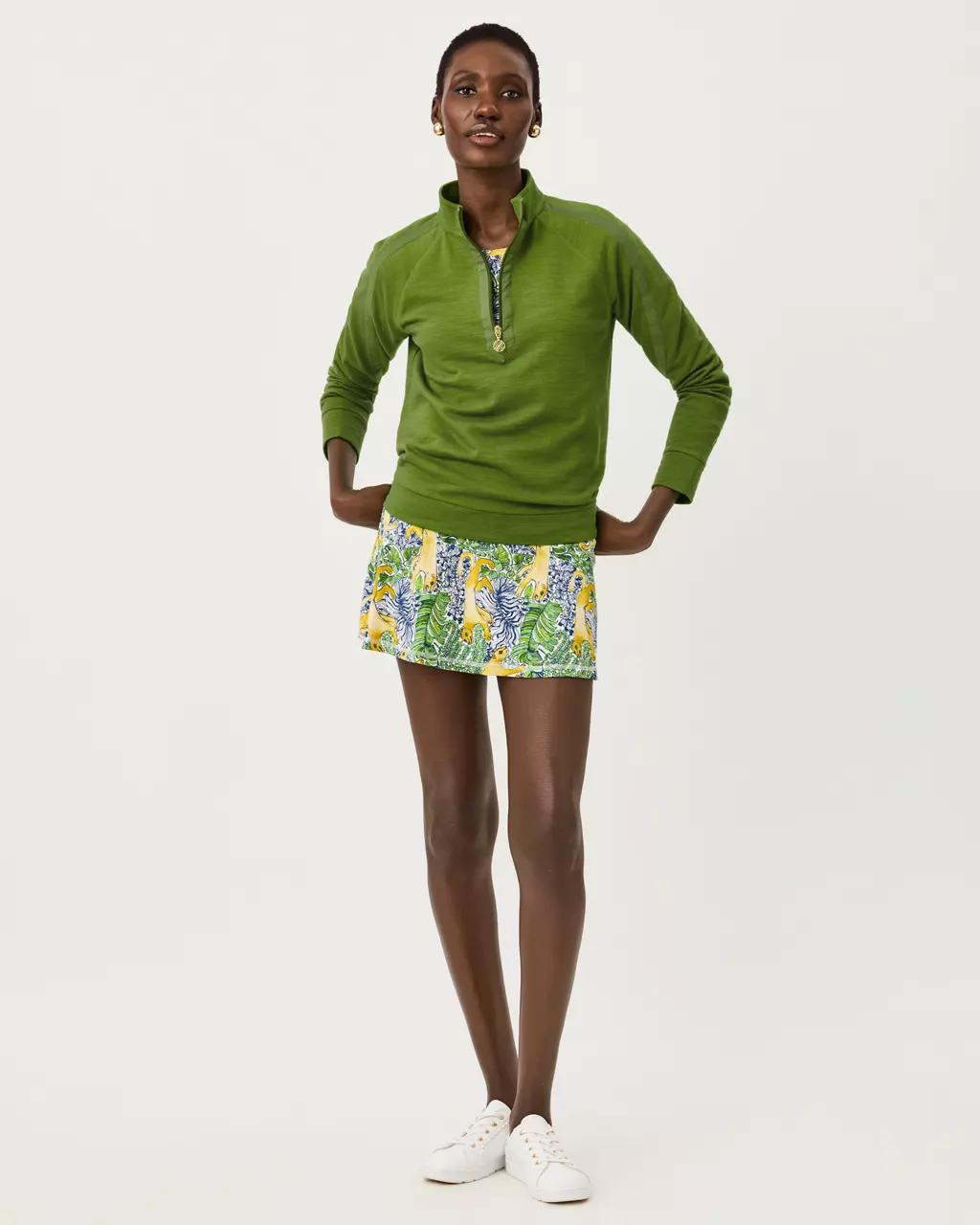 Lilly Pulitzer - Ashlee Half-Zip Pullover - Oregano