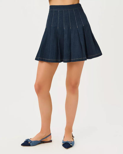 Lilly Pulitzer - Jayci Denim Mini Skirt - Dark Wash