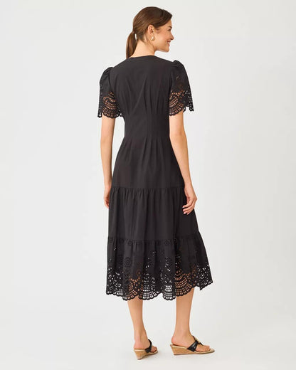Lilly Pulitzer - Wayland Midi Dress - Noir