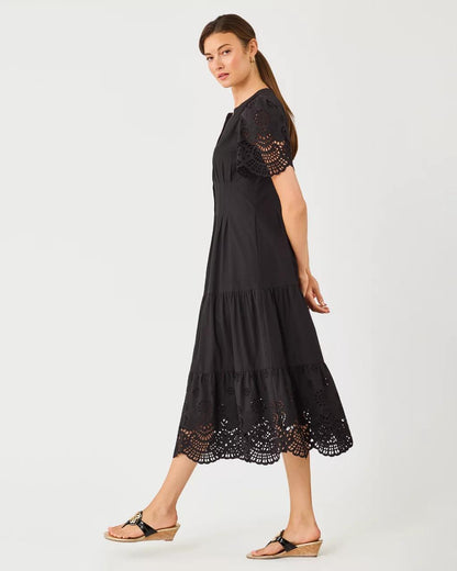 Lilly Pulitzer - Wayland Midi Dress - Noir