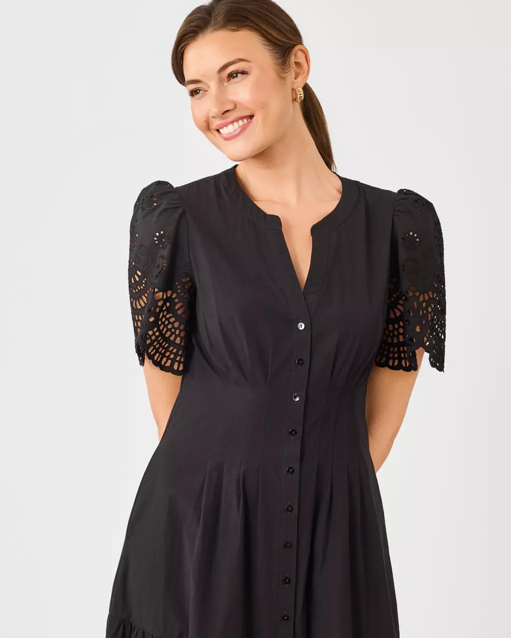 Lilly Pulitzer - Wayland Midi Dress - Noir
