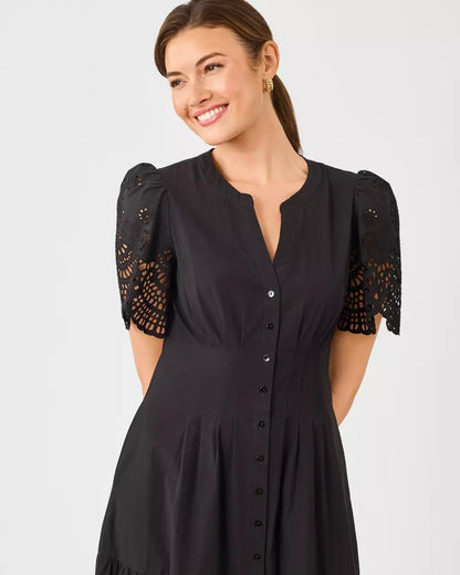 Lilly Pulitzer - Wayland Midi Dress - Noir