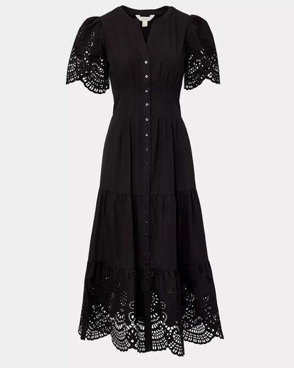 Lilly Pulitzer - Wayland Midi Dress - Noir
