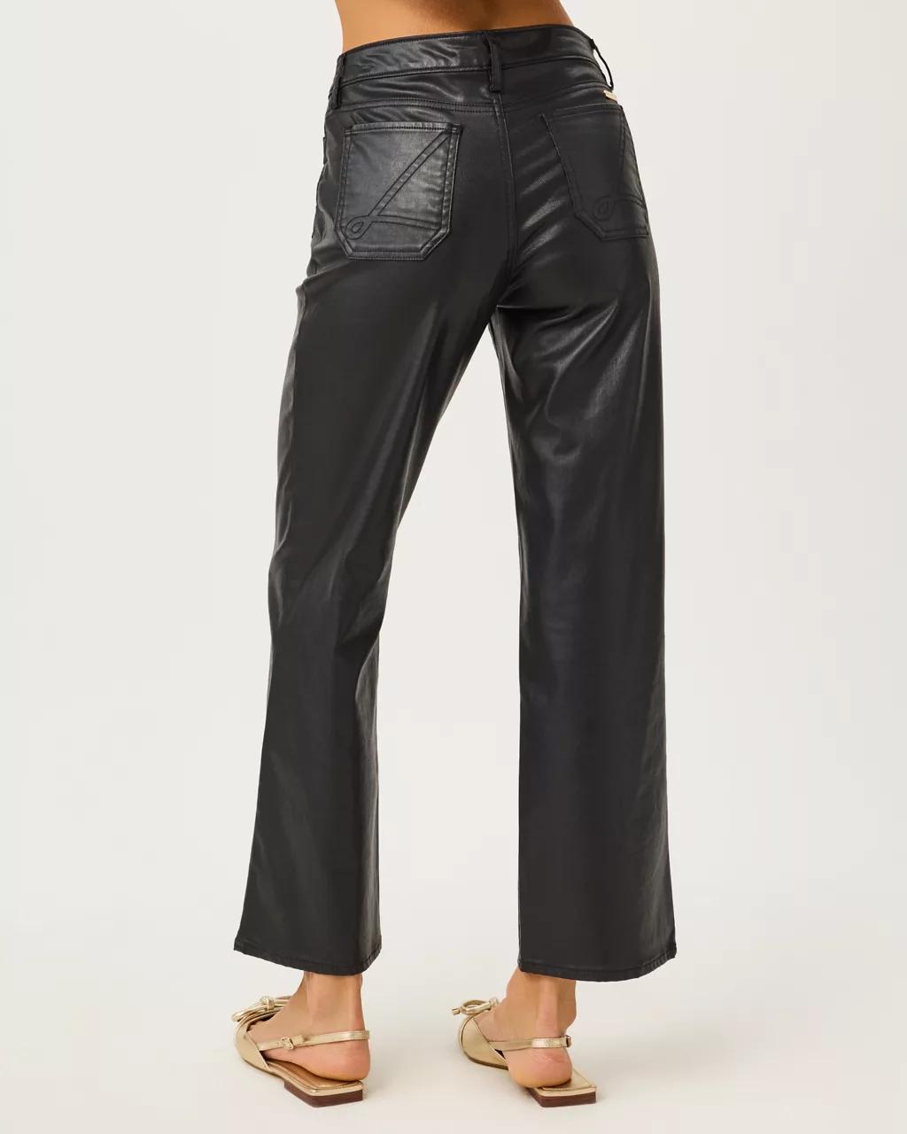 Lilly Pulitzer - 27" Harleen High Rise Coated Jean - Noir
