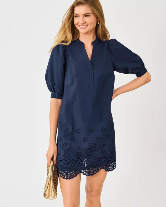Lilly Pulitzer - Mialeigh Dress - Low Tide Navy