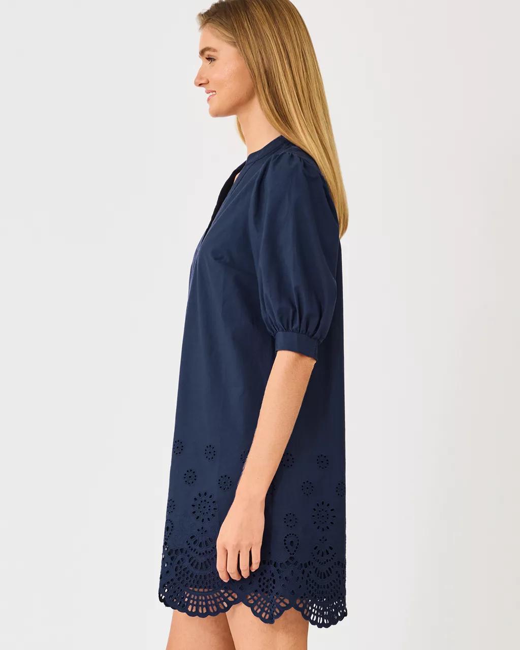 Lilly Pulitzer - Mialeigh Dress - Low Tide Navy