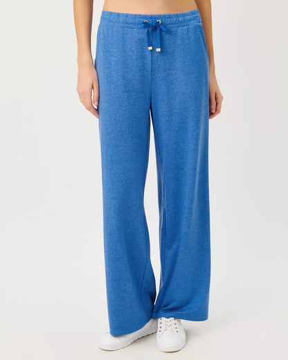 Lilly Pulitzer - UPF 50+ Callie 30" Wide Leg Pant - Heathered Merriweather Blue