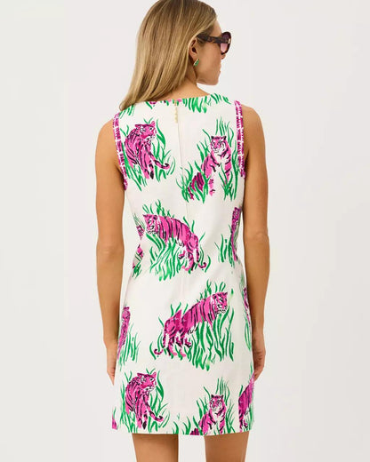 Lilly Pulitzer - Devyn Stretch Shift Dress - Coconut