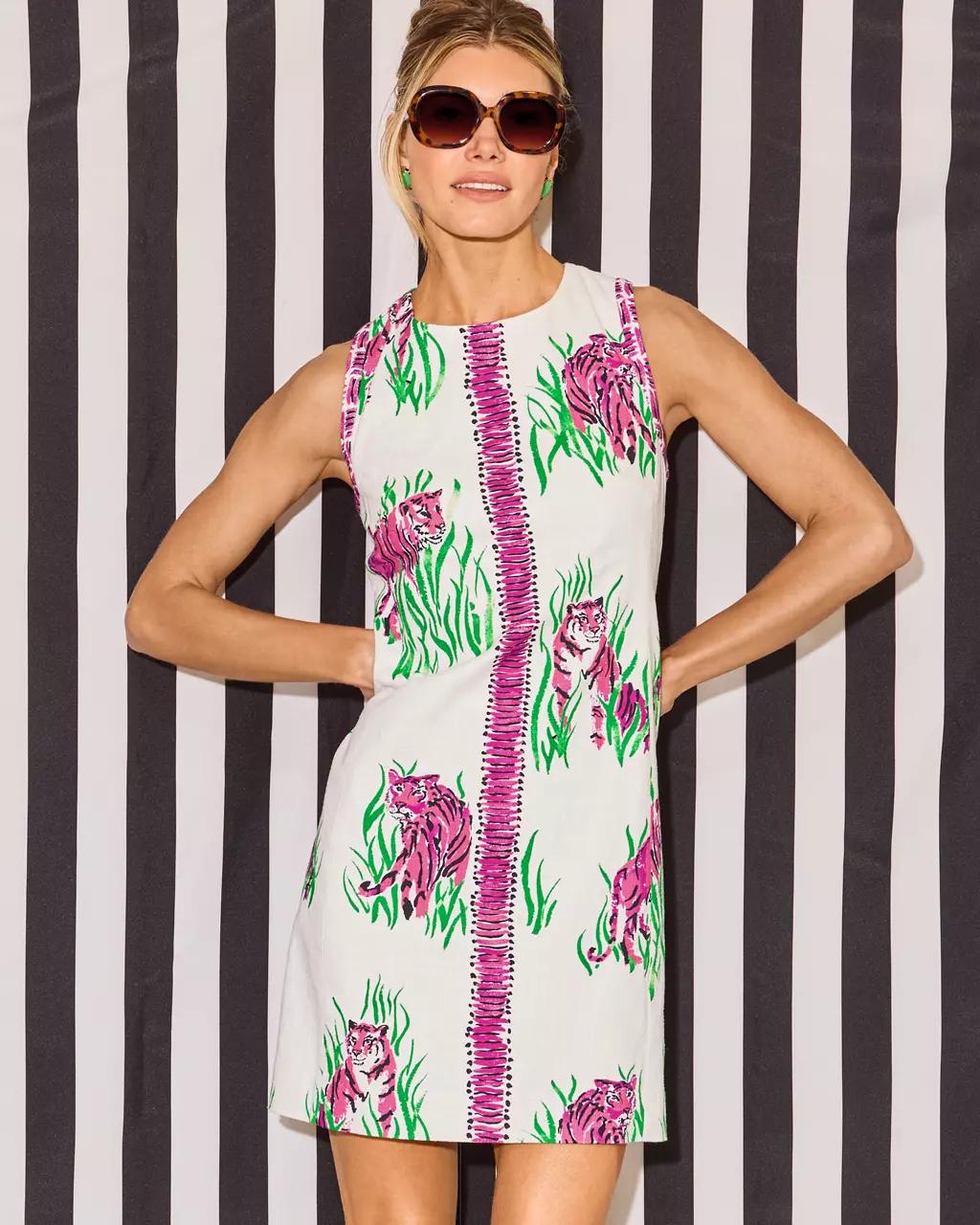 Lilly Pulitzer - Devyn Stretch Shift Dress - Coconut