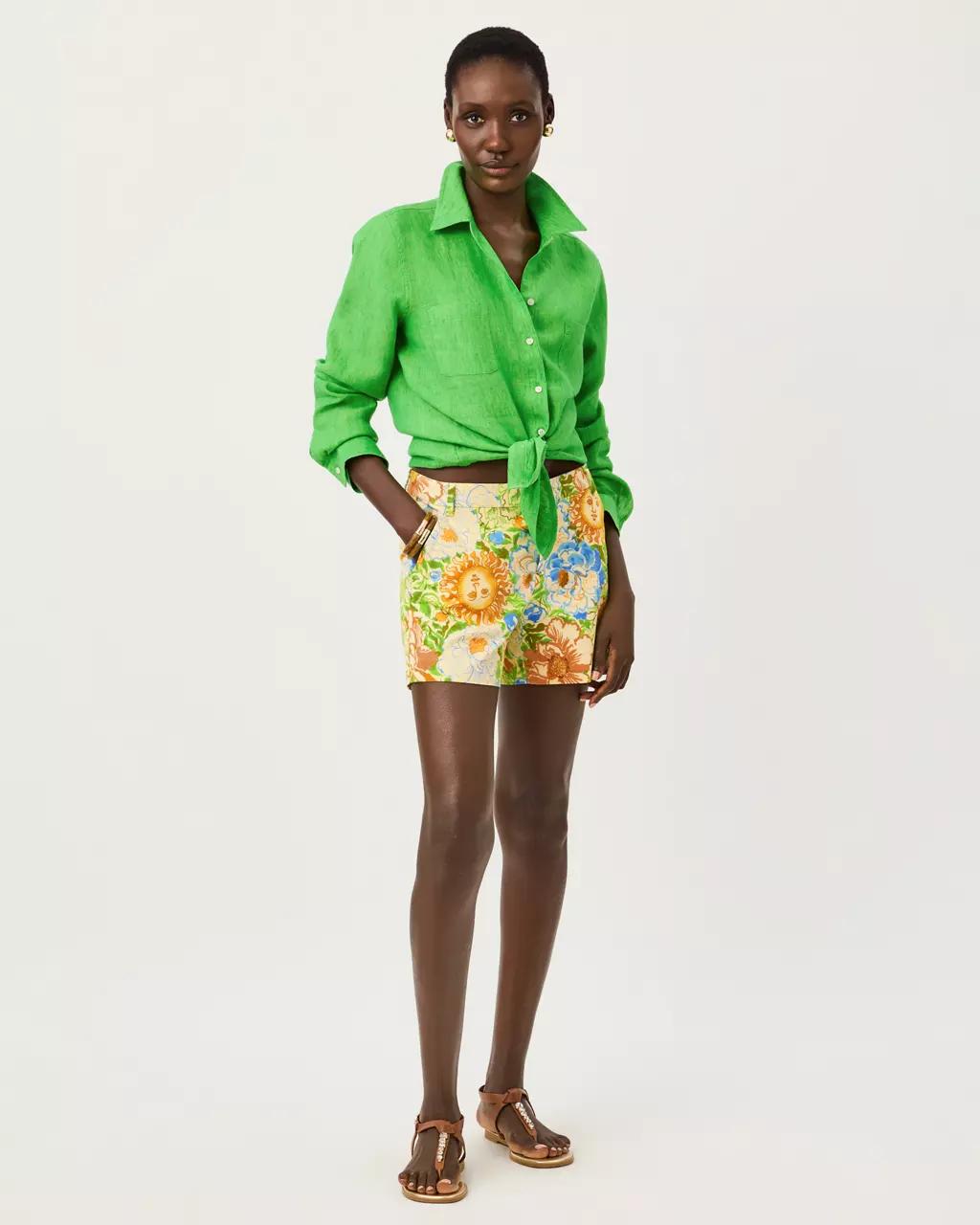 Lilly Pulitzer - 5" Callahan Mid Rise Short - Rutabaga