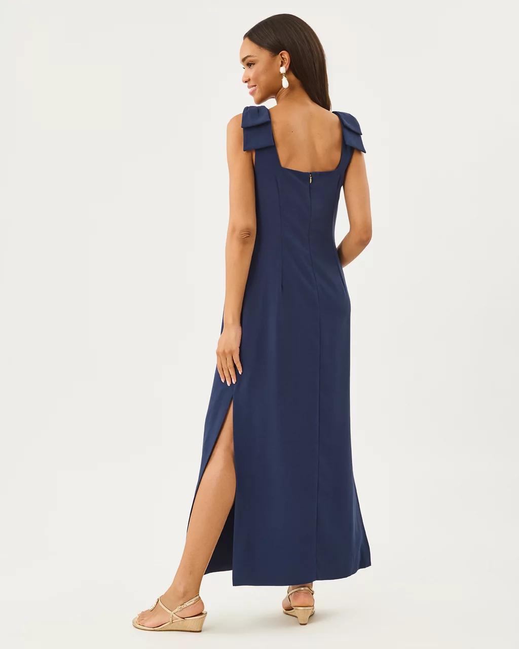 Lilly Pulitzer - Bernice Maxi Dress - Low Tide Navy