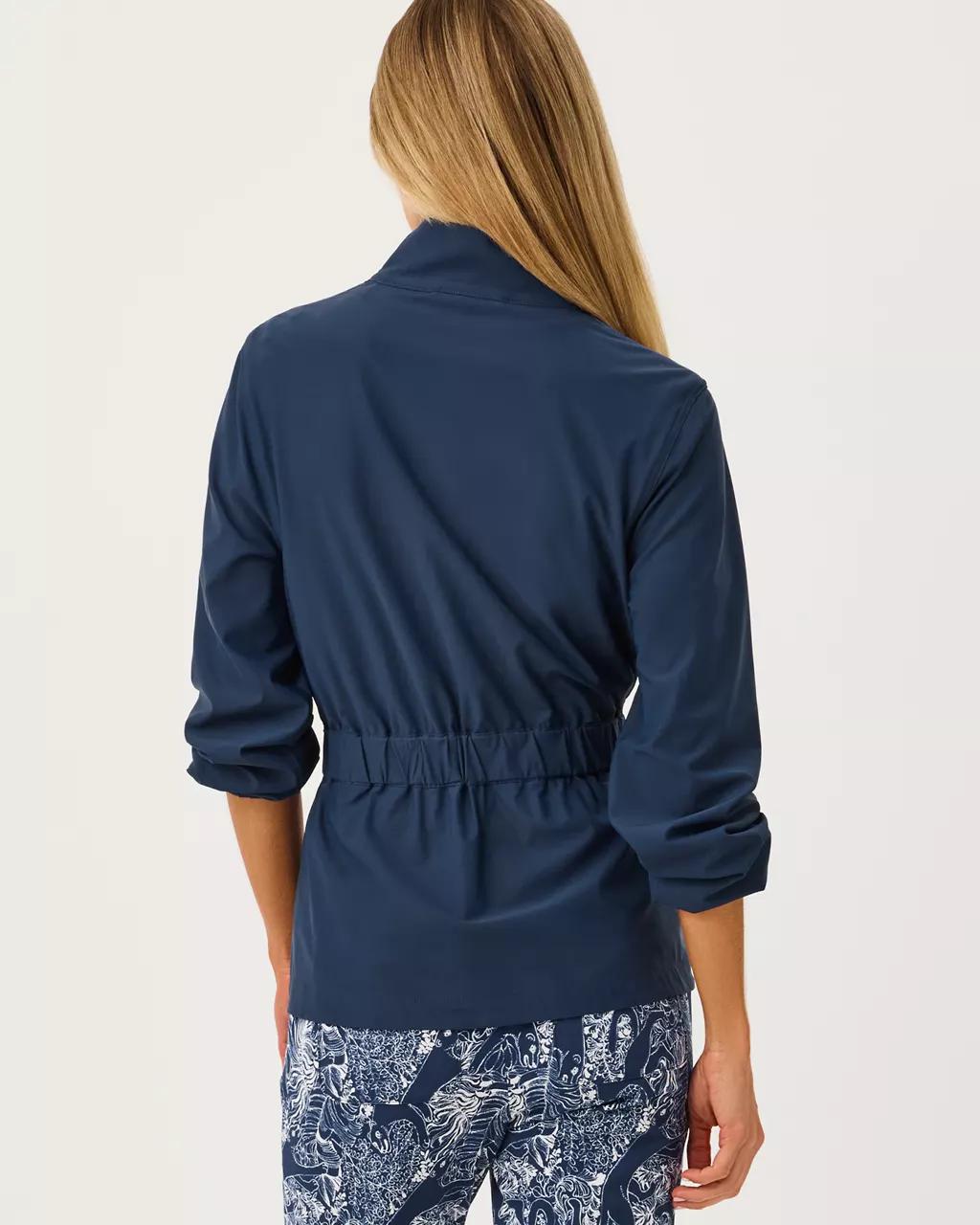 Lilly Pulitzer - UPF 50+ Luxletic Ainsley Jacket - Low Tide Navy