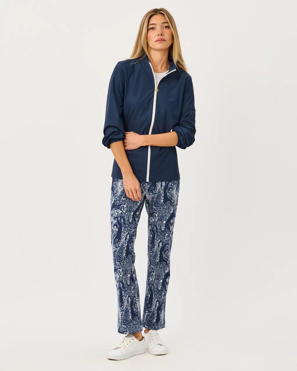 Lilly Pulitzer - UPF 50+ Luxletic Ainsley Jacket - Low Tide Navy