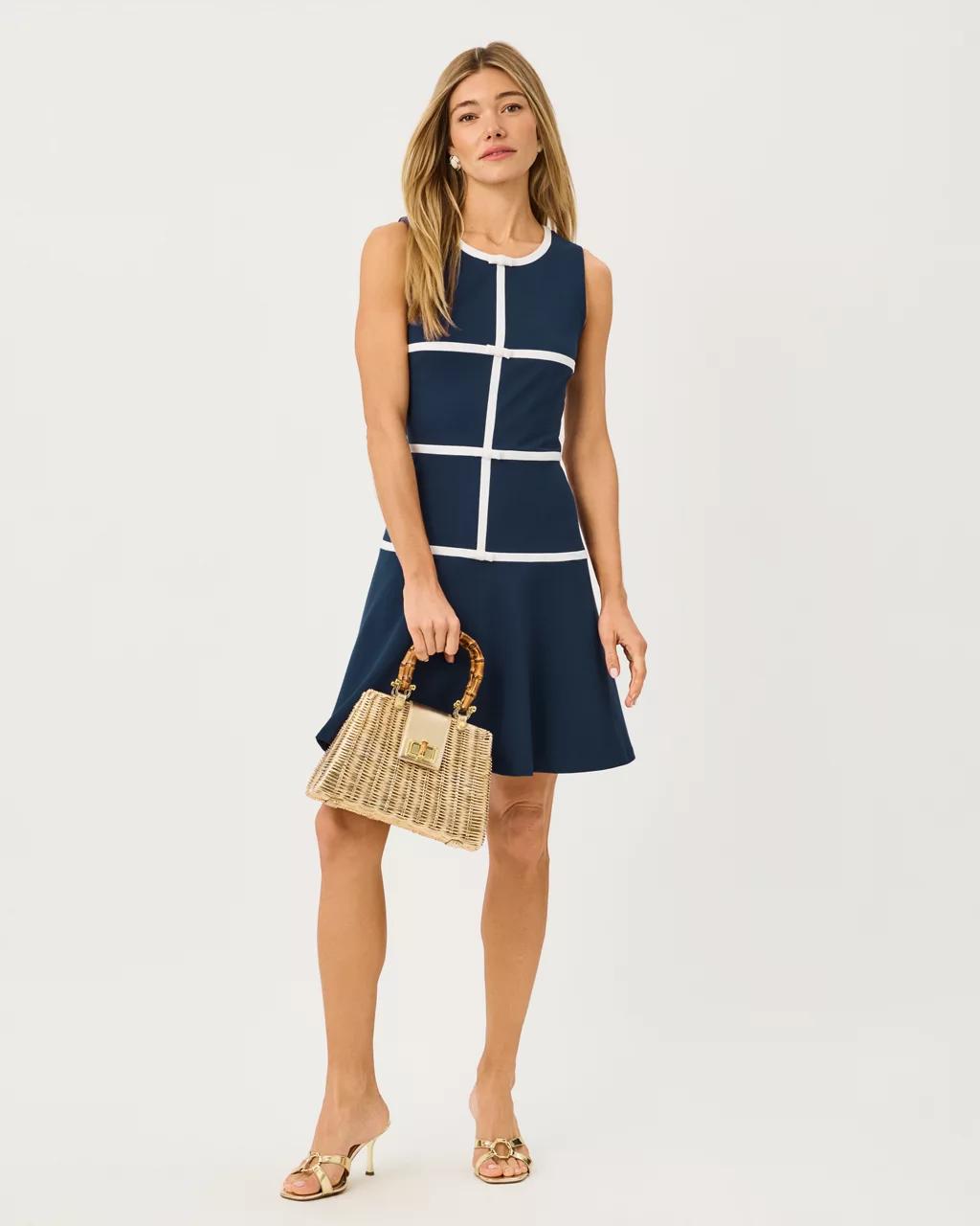 Lilly Pulitzer - Clancie Dress - Low Tide Navy