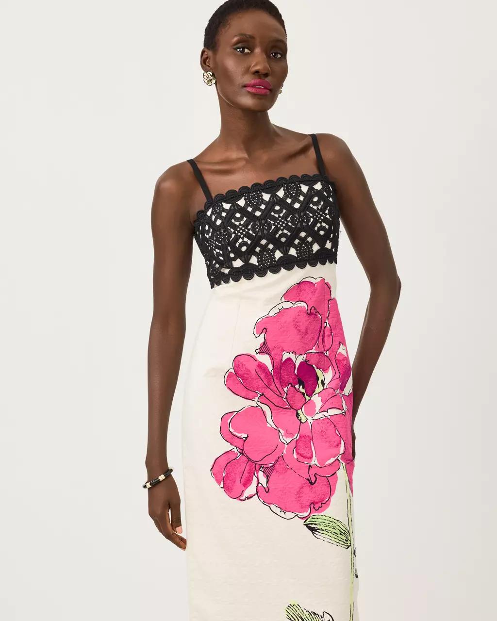 Lilly Pulitzer - Vena Stretch Maxi Dress - Coconut