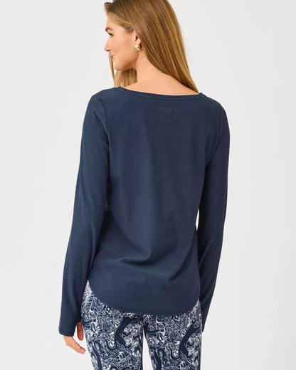 Lilly Pulitzer - Luxletic Affirmation Pullover - Low Tide Navy